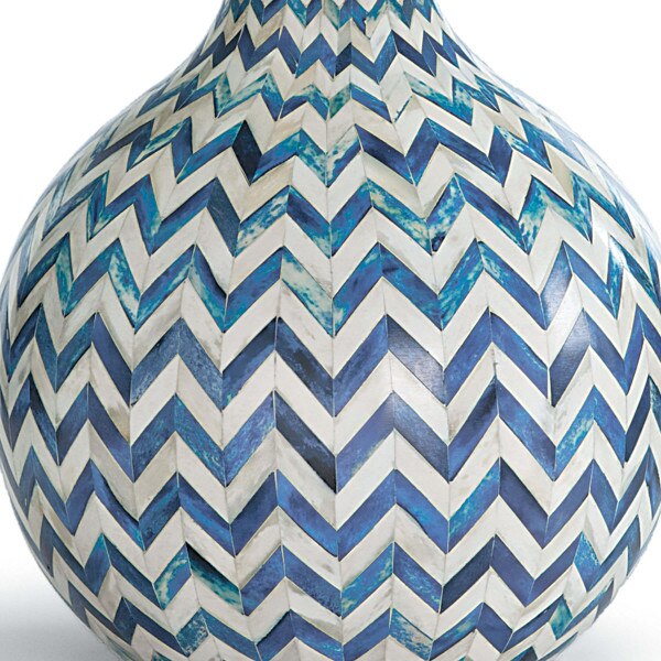 Chevron Bone Table Lamp